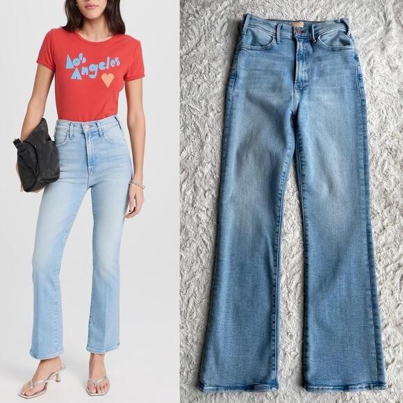 Mother the hustler ankle jeans light‎ California cruiser vintage wash high rise - Picture 1 of 16